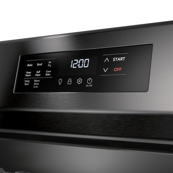 Frigidaire 30 Inch Gas Range with Air Fry, Black Stainless Steel - FCRG3083ADE