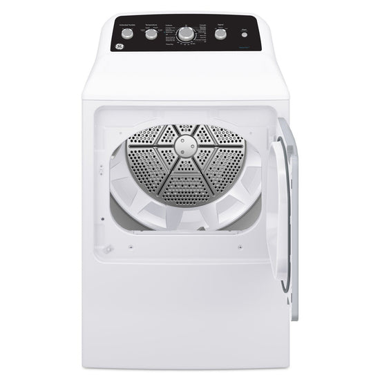 GE 7.2 Cu. Ft. Electric Dryer with SaniFresh Cycle, White - GTD49EBMROWS