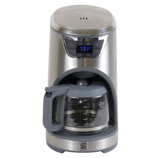Kenmore Elite 12-Cup Programmable Coffee Maker, Stainless Steel - KKECM12SS