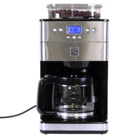 Kenmore Elite Grind and Brew Coffee Maker with Burr Grinder, 12 Cup - KKECMGBSS