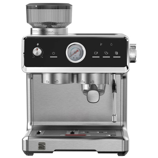 Kenmore Elite Auto-Tamp Espresso Machine with Grinder and Frother - KKECMEAT