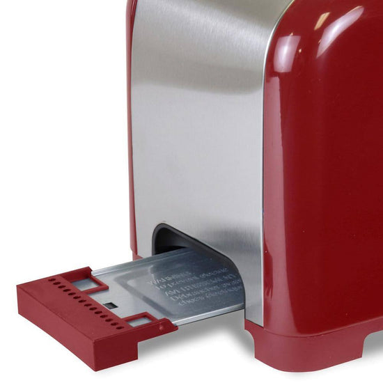 Kenmore 850-Watt 2-Slice Wide Slot Toaster, Red/Stainless Steel - KKTS2SRed