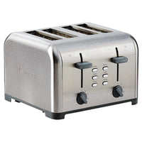 Kenmore 4-Slice Toaster with Dual Controls, Stainless Steel - KKTSDC4SS