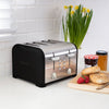 Kenmore 4-Slice Toaster, Black Stainless Steel - KKTSDC4SBlack