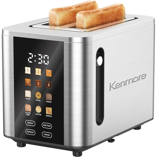 Kenmore 2-Slice Touchscreen Toaster, Stainless Steel - KKTS2SD-SS