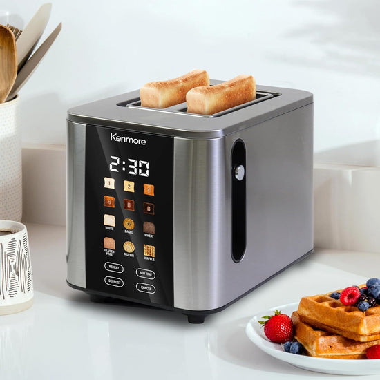 Kenmore 2-Slice Touchscreen Toaster, Stainless Steel - KKTS2SD-SS
