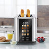 Kenmore 1400W 4-Slice Long Slot Toaster with Color Touchscreen - KKTS4SD-SS
