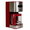 Kenmore 12-Cup Programmable Coffee Maker, Red/Stainless - KKCM12Red
