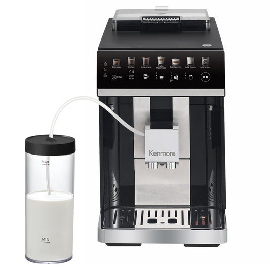 Kenmore Super Automatic Espresso Coffee Machine, Dual Cream System - KKSACM-B