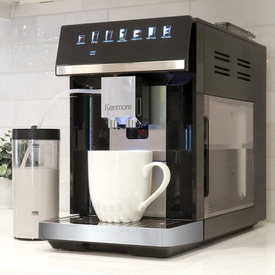 Kenmore Super Automatic Espresso Coffee Machine, Dual Cream System - KKSACM-B