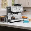 Kenmore Semi Automatic Espresso Machine with Grinder and Milk Frother - KKCMEMT