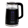 Kenmore 1.7L Double-Walled Glass Electric Kettle with Digital Temperature Control, Black - KKTKDB 1.7 L