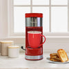 Kenmore Single-Serve Coffee Maker with Stainless Steel Travel Mug, Red - KKCMKCM-R