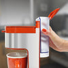 Kenmore Single-Serve Coffee Maker with Stainless Steel Travel Mug, Red - KKCMKCM-R