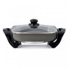 Kenmore 12 Inch Electric Skillet Griddle, Grey - KKSK12Grey