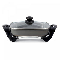 Kenmore 12 Inch Electric Skillet Griddle, Grey - KKSK12Grey