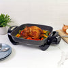 Kenmore 12 Inch Electric Skillet Griddle, Grey - KKSK12Grey