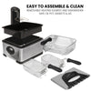 Kenmore Deep Fryer with 3 Baskets, 1700W - KKDF3B