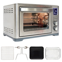 Kenmore 11-in-1 Digital Air Fryer Convection Toaster Oven with Rotisserie, 25 Qt - KKTOAF25SS