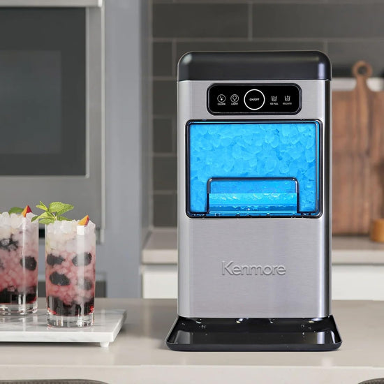 Kenmore Countertop Nugget Ice Maker, Stainless Steel - KKIMNF-40SS