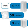 Kenmore Vacuum Sealer Bag & Roll Variety Pack (57 Pc) - KKVSB57