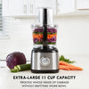 Kenmore 11-Cup Food Processor, Stainless Steel and Black - KKFP11CBlack