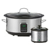 Kenmore Programmable 7 Qt Slow Cooker with Dipper Sauce Warmer - KKSC7 SS