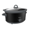 Kenmore 5 Qt Slow Cooker, Black and Gray - KKSC5Q B