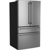 Café 23.2 Cu. Ft. Smart Counter-Depth 4-Door French Door Refrigerator - CJE23DP2WS1