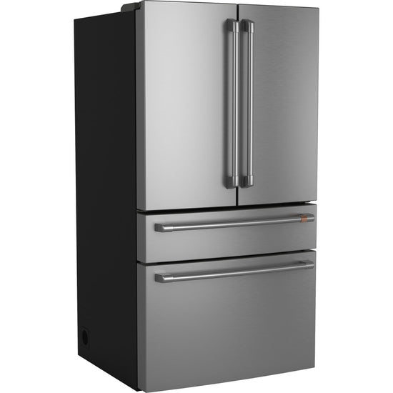 Café 23.2 Cu. Ft. Smart Counter-Depth 4-Door French Door Refrigerator - CJE23DP2WS1