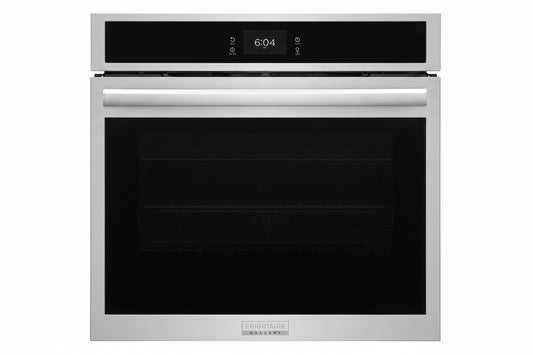 Frigidaire 30 Inch Single Electric Wall Oven with Stone-Baked Pizza, Stainless Steel - GCWS3070AF