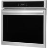 Frigidaire 30 Inch Single Electric Wall Oven with Stone-Baked Pizza, Stainless Steel - GCWS3070AF