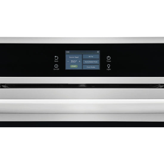 Frigidaire 30 Inch Single Electric Wall Oven with Stone-Baked Pizza, Stainless Steel - GCWS3070AF