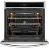 Frigidaire 30 Inch Single Electric Wall Oven with Stone-Baked Pizza, Stainless Steel - GCWS3070AF