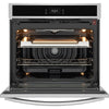 Frigidaire 30 Inch Single Electric Wall Oven with Stone-Baked Pizza, Stainless Steel - GCWS3070AF