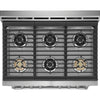 Frigidaire Professional 36 Inch Slide-In Gas Range with True Convection, Stainless Steel - PCFG3670AF
