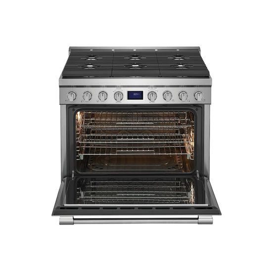 Frigidaire Professional 36 Inch Slide-In Gas Range with True Convection, Stainless Steel - PCFG3670AF