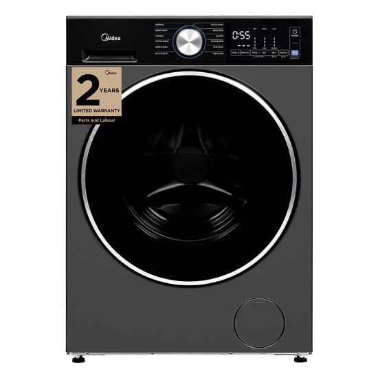 Midea 3.1 Cu. Ft. Front Load Compact Washing Machine with PowerMix and Steam Care - MLHW31S2BBG