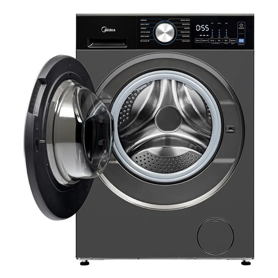 Midea 3.1 Cu. Ft. Front Load Compact Washing Machine with PowerMix and Steam Care - MLHW31S2BBG
