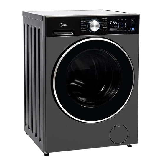 Midea 3.1 Cu. Ft. Front Load Compact Washing Machine with PowerMix and Steam Care - MLHW31S2BBG