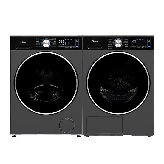 Midea 3.1 Cu. Ft. Front Load Compact Washing Machine with PowerMix and Steam Care - MLHW31S2BBG