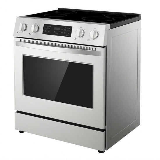 Kenmore 30 Inch Slide-In Electric Range with 5.0 cu. ft. Capacity, Stainless Steel - KKFTR5.0-FCAFC-SS