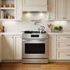 Kenmore 30 Inch Slide-In Electric Range with 5.0 cu. ft. Capacity, Stainless Steel - KKFTR5.0-FCAFC-SS