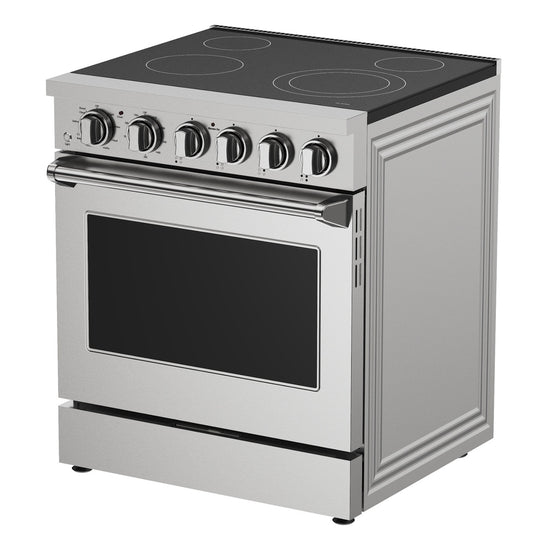 Kenmore 30 Inch Front Control Electric Range with True Convection and Air Fry, Stainless Steel - KKPROERFC30X5-AFC