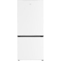 Beko 30 Inch Counter-Depth Bottom Freezer Refrigerator, 16.1 cu. ft., White - BFBF30116WHIM