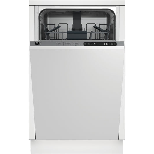 Beko 18 Inch Slim Size Panel Ready Dishwasher, 8 Place Settings - DIS25842