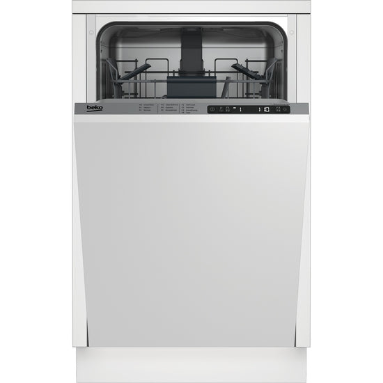 Beko 18 Inch Slim Size Panel Ready Dishwasher, 8 Place Settings - DIS25842