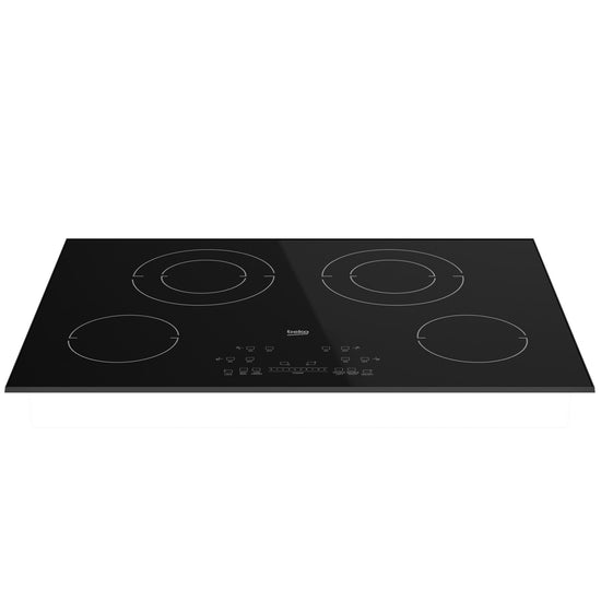 BEKO 30 Inch Built-In Electric Cooktop with 4 Burners and Touch Control - ECTM30102