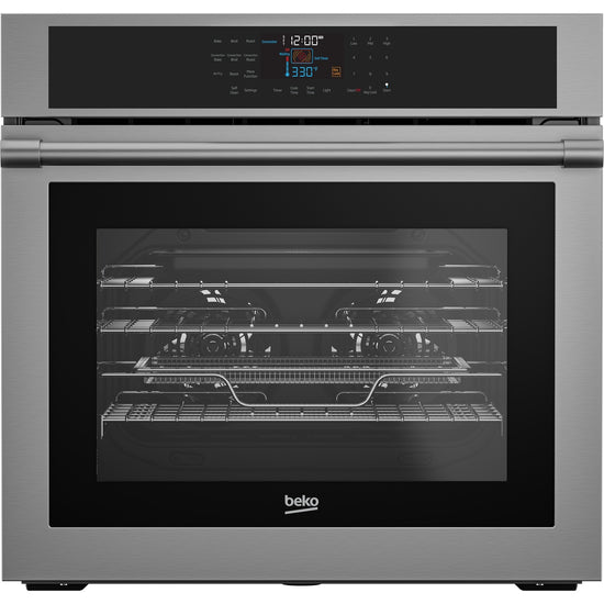 BEKO 30 Inch Stainless Steel Single Wall Oven - WOS30200SS