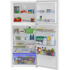 Beko 28 Inch Top Freezer Refrigerator with 13.9 cu. ft. Capacity, White - BFTF2716WH